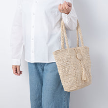 画像をギャラリービューアに読み込む, タッセルバッグ(ベージュカラー)_TSL-B