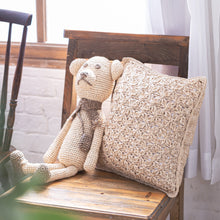 画像をギャラリービューアに読み込む, 手編み ナチュラル ラフィア インテリア アバカ クッション マダガスカル