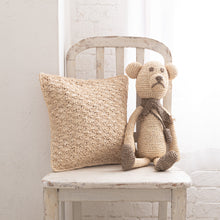 画像をギャラリービューアに読み込む, 手編み ナチュラル ラフィア インテリア アバカ クッション マダガスカル