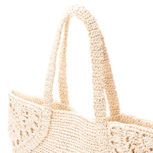 画像をギャラリービューアに読み込む, 手編み ナチュラル 天然 ラフィア バッグ マダガスカル