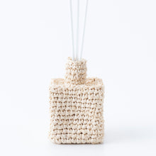 画像をギャラリービューアに読み込む, 手編み ナチュラル ラフィア インテリア バッグ 一輪挿し