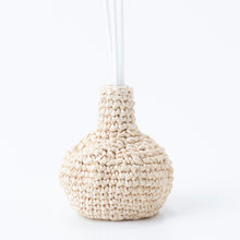 画像をギャラリービューアに読み込む, 手編み ナチュラル ラフィア インテリア バッグ 一輪挿し