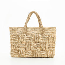 画像をギャラリービューアに読み込む, 手編み ナチュラル 天然 ラフィア バッグ マダガスカル