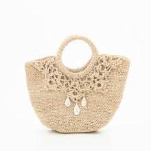 画像をギャラリービューアに読み込む, 手編み ナチュラル 天然 ラフィア バッグ マダガスカル