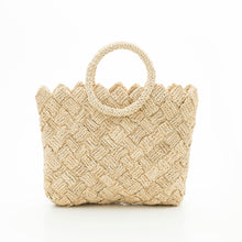 画像をギャラリービューアに読み込む, 手編み ナチュラル 天然 ラフィア バッグ マダガスカル