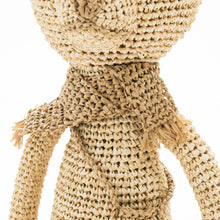 画像をギャラリービューアに読み込む, 手編み ナチュラル ラフィア インテリア 編みぐるみ アニマル マダガスカル