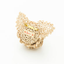 画像をギャラリービューアに読み込む, 手編み ナチュラル ラフィア インテリア コサージュ マダガスカル