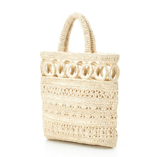 画像をギャラリービューアに読み込む, 手編み ナチュラル 天然 ラフィア バッグ マダガスカル