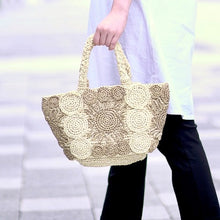 画像をギャラリービューアに読み込む, 手編み ナチュラル 天然 ラフィア バッグ マダガスカル