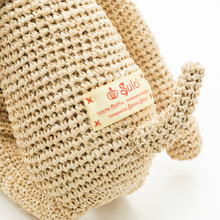 画像をギャラリービューアに読み込む, 天然ラフィア 手編み 編みぐるみ イヌのCanie (カニー)_CNE