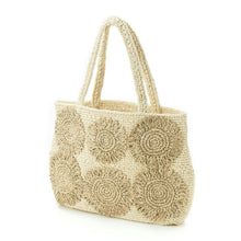 画像をギャラリービューアに読み込む, 手編み ナチュラル 天然 ラフィア バッグ マダガスカル