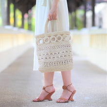 画像をギャラリービューアに読み込む, 手編み ナチュラル 天然 ラフィア バッグ マダガスカル