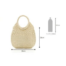 画像をギャラリービューアに読み込む, 手編み ナチュラル 天然 ラフィア バッグ マダガスカル