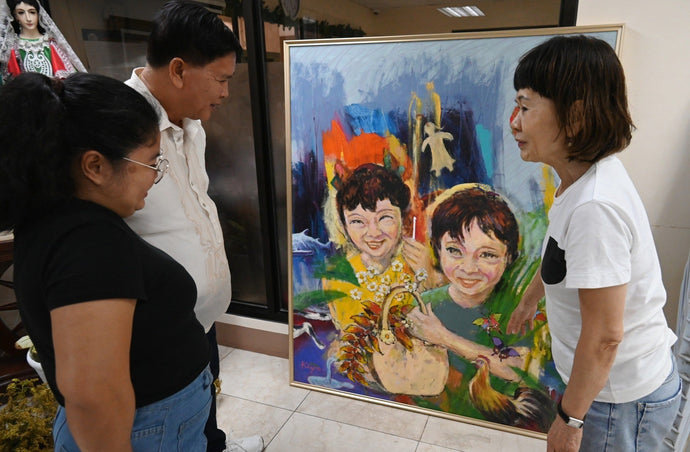 ☆友人の描いた絵がカルカル市役所に